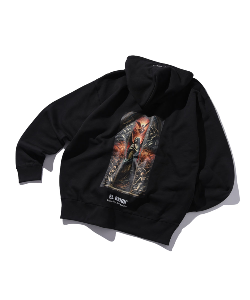EL REIGN エルレイン SCULPTURE MARIA HOODIE プルオーバーパーカー