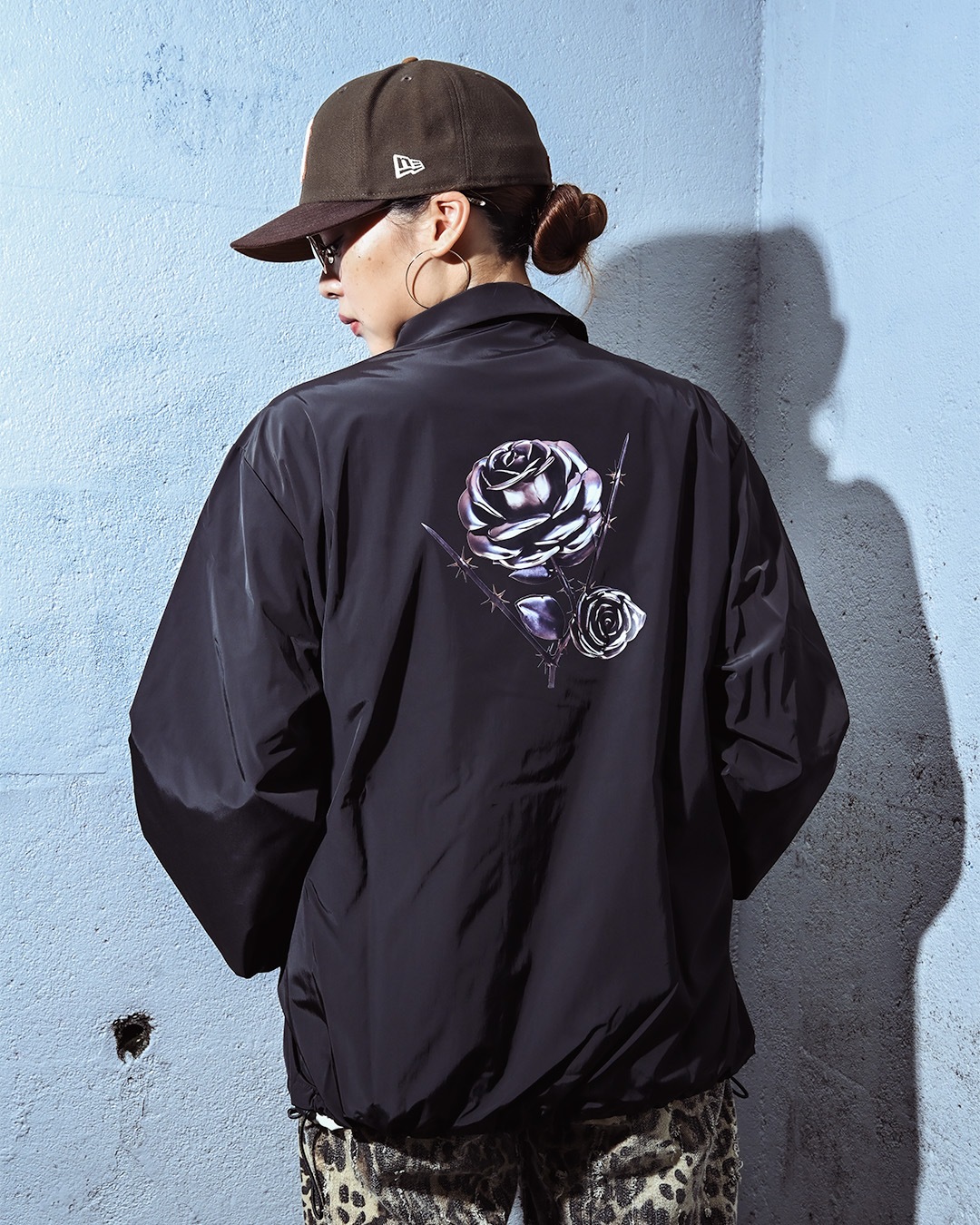 ALLY & DIA アリーアンドダイア BIG ROSE COACH JACKET コーチ