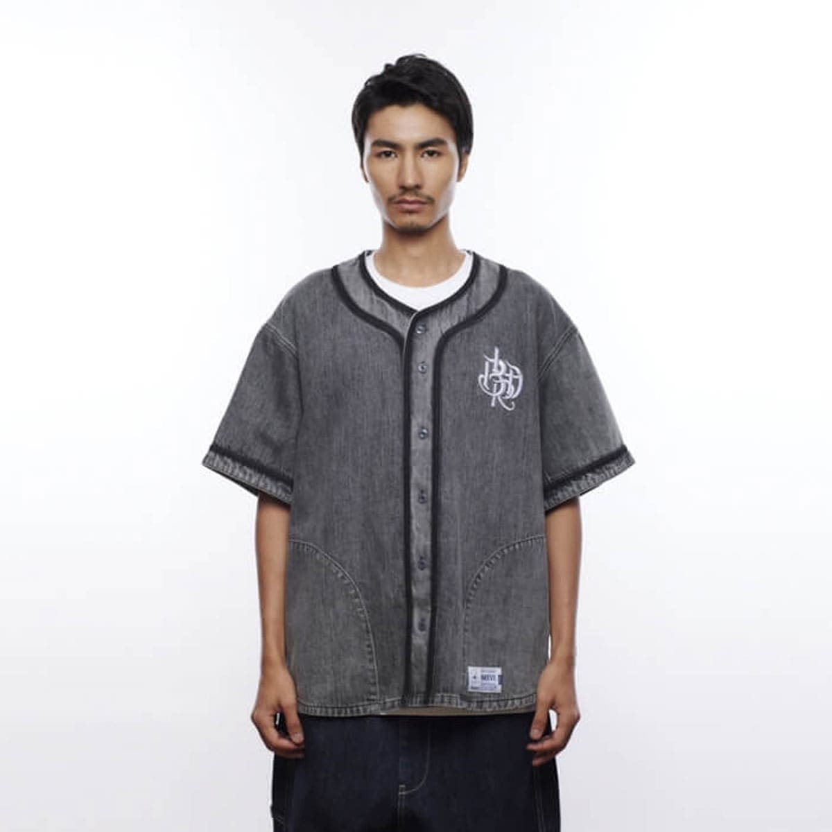 Liberaiders半袖デニムシャツ グレー Liberaiders半袖デニムシャツ グレー Liberaiders｜リベ