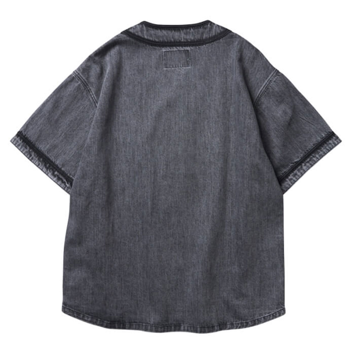 Liberaiders半袖デニムシャツ グレー Liberaiders リベレイダース DENIM BASEBALL SHIRT デニムシャツ