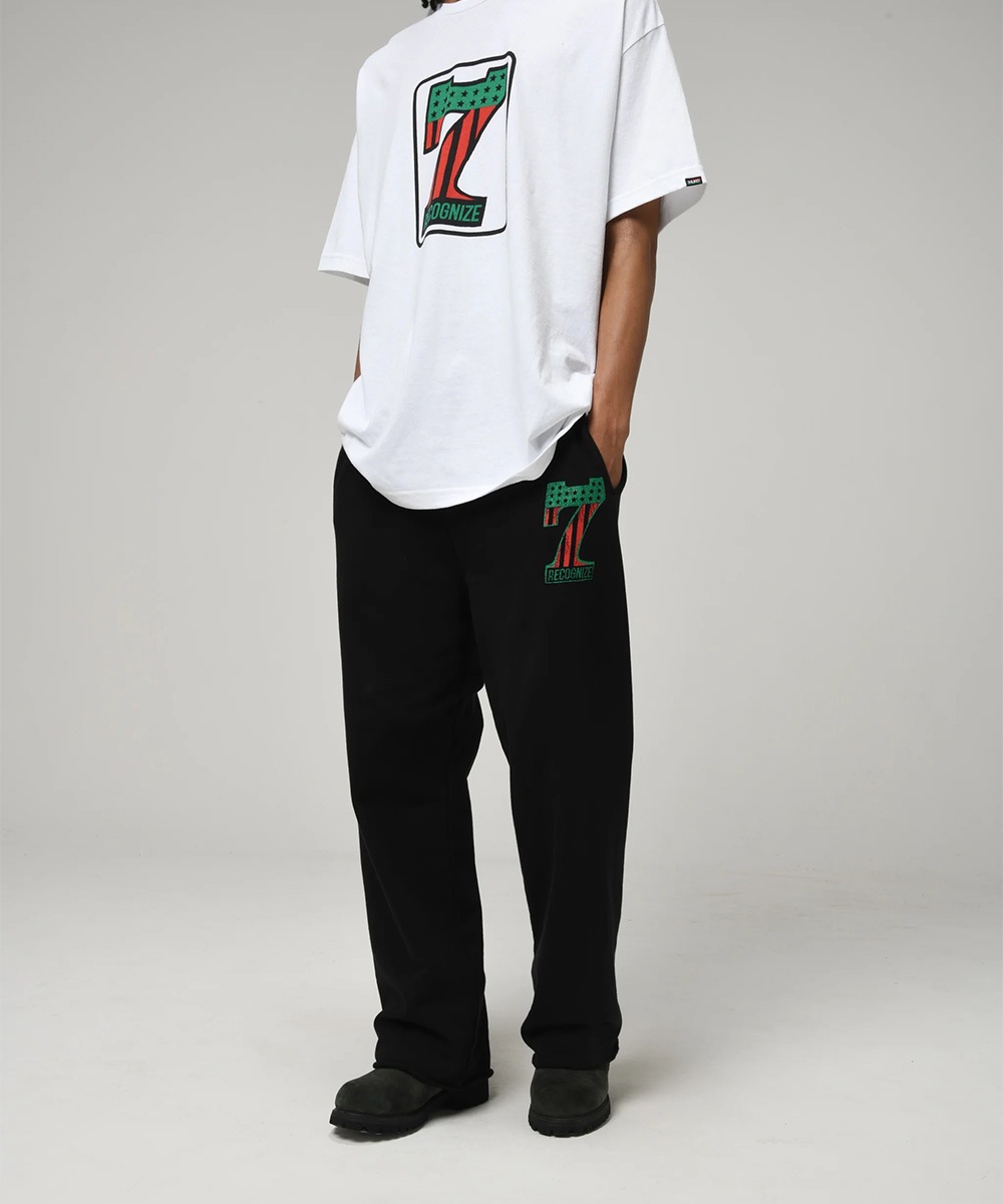 RECOGNIZE レコナイズ #7 VINYL SWEAT PANTS AGED スウェットパンツ
