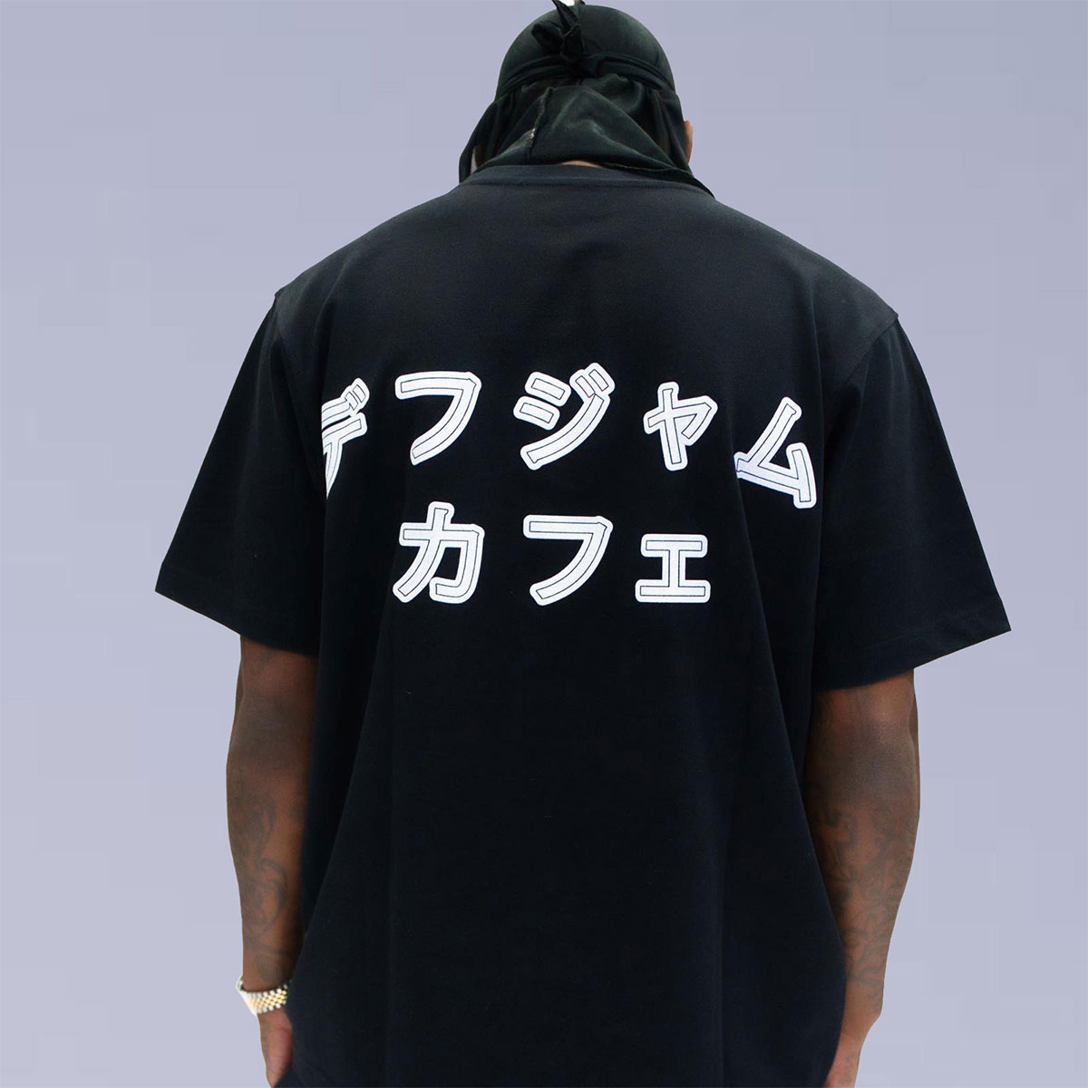 Def Jam Cafe デフジャムカフェ CHRYSTAL TSHIRT 半袖Tシャツ BLACK