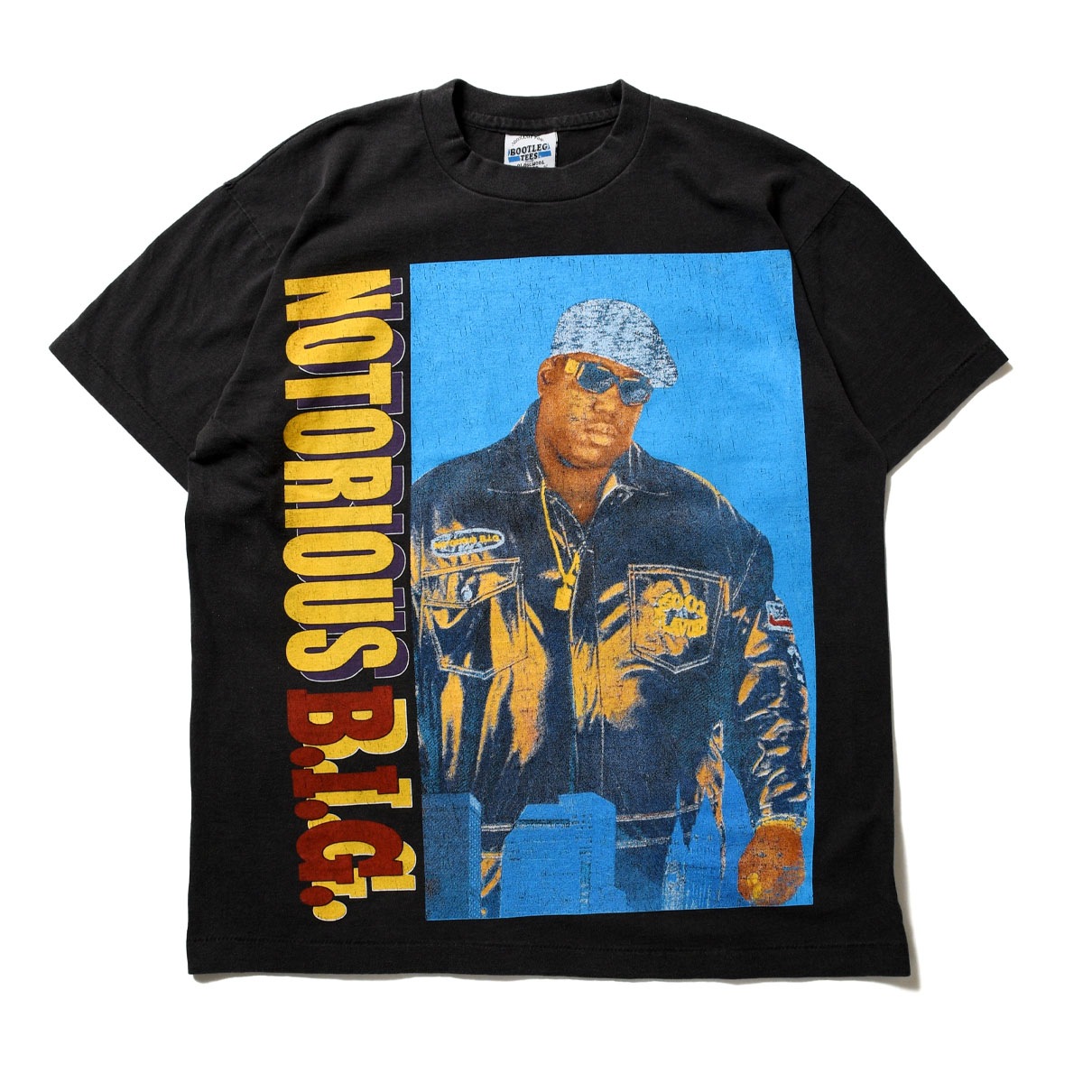 アップルバム NOTORIOUS BLUE FUNK T-SHIRT ビギー APPLEBUMとB+による