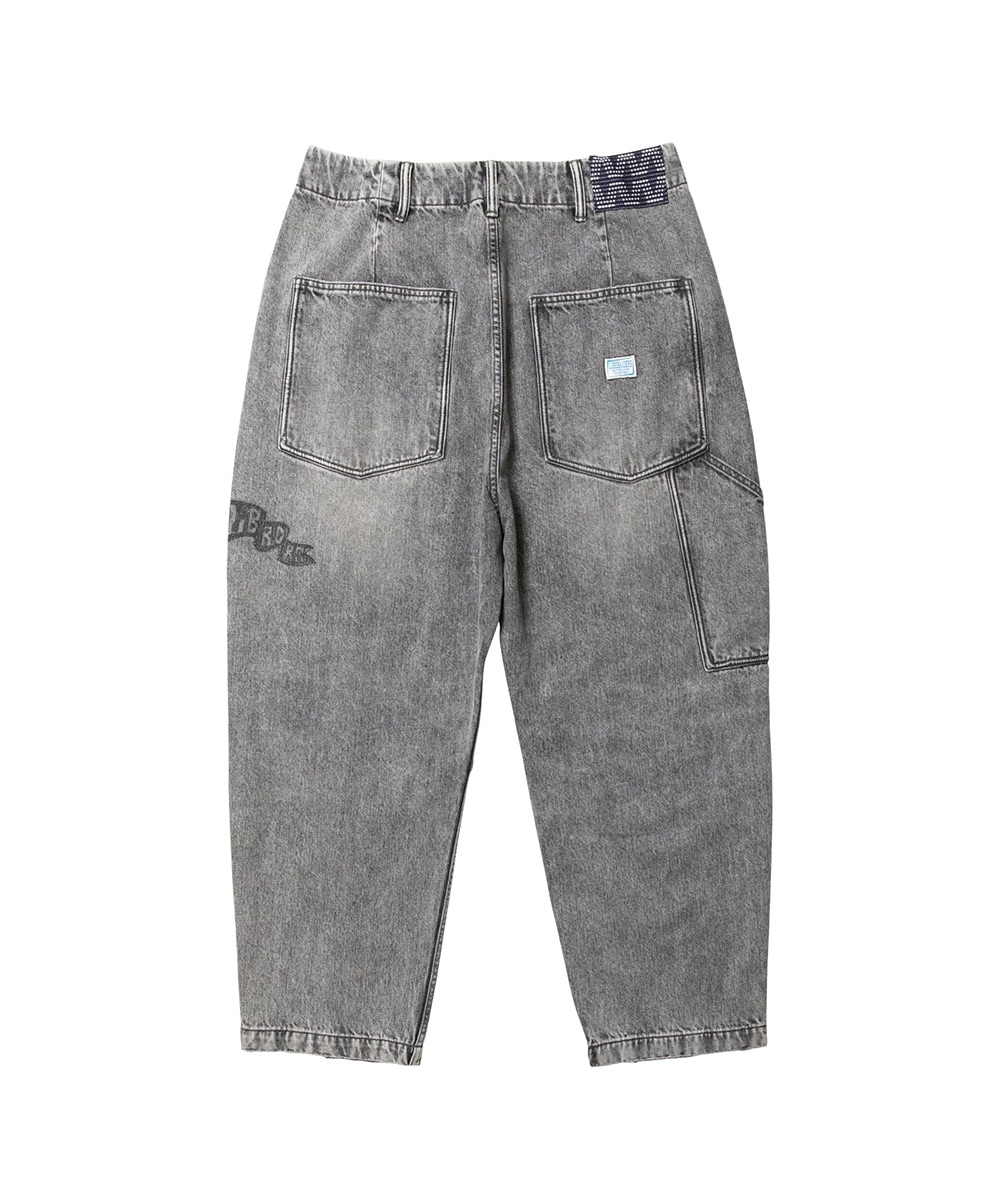 Liberaiders リベレイダーズ DAMAGED DENIM SARROUEL PANTS サルエル