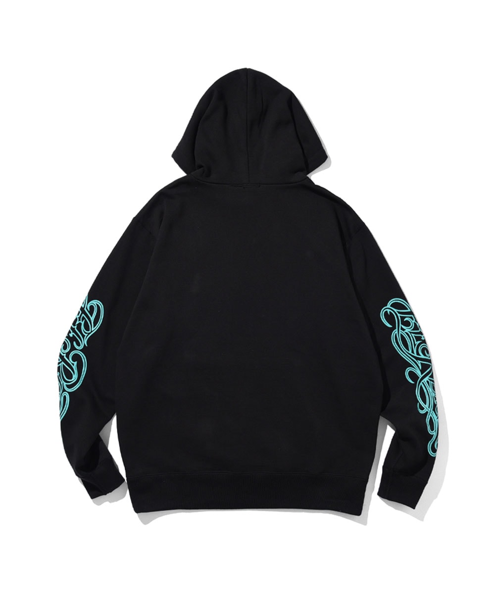 EL REIGN エルレイン SCRIPT PULLOVER HOODIE プルオーバーフーディー