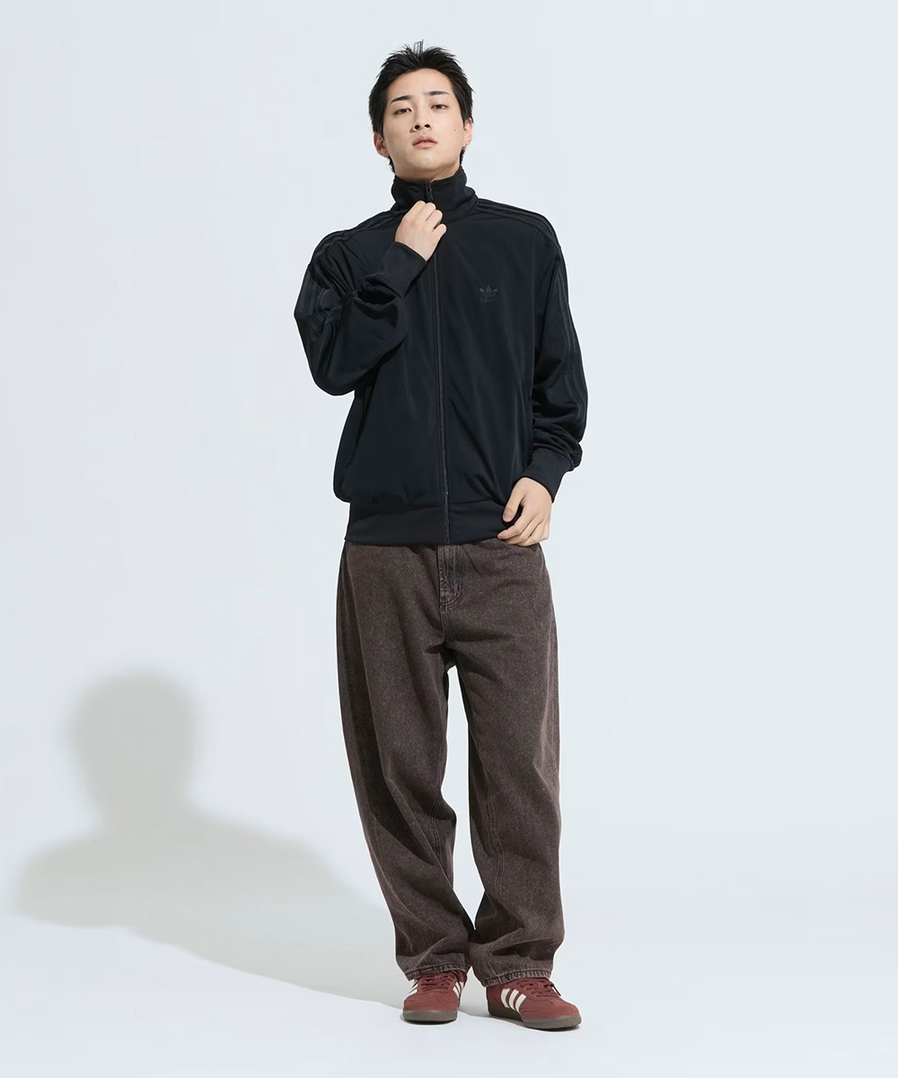 アディダス レア サンプル フード付き ジャケット フーディー 黒 送 adidas Originals (アディダス) FWE48 JY1347 FBIRD TT ファイヤー
