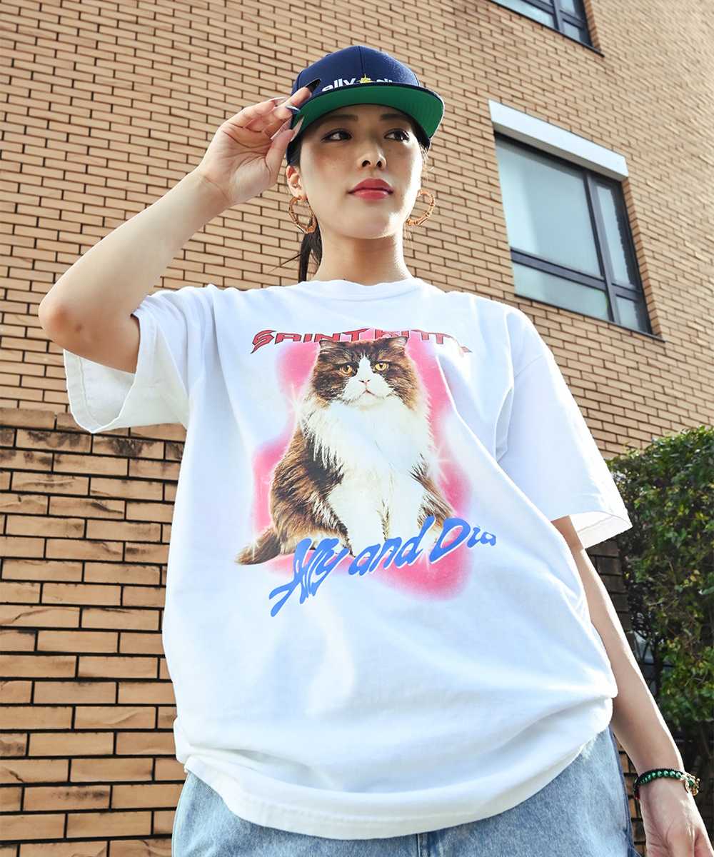 ねぐせ。「愛問愛答」　横アリ限定Tシャツ　Lサイズ Ally＆Dia アリーアンドダイア SAINT KITTY Tee 半袖Tシャツ AD26SU001