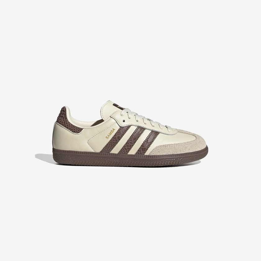 adidas アディダス SAMBA OG W ｸﾘｰﾑﾎﾜｲﾄ/ｱｰｽｽﾄﾚｰﾀ スニーカー IH3980の