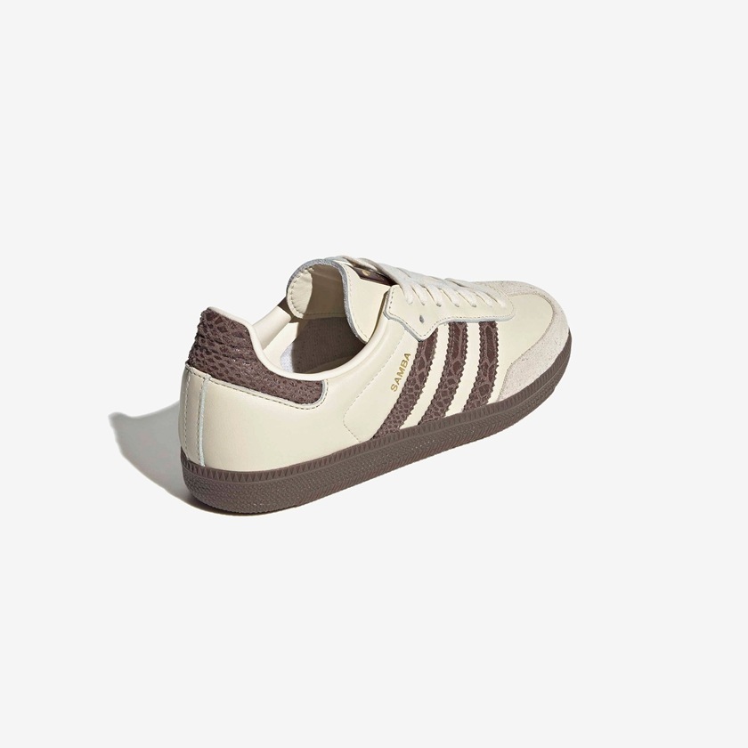 adidas アディダス SAMBA OG W ｸﾘｰﾑﾎﾜｲﾄ/ｱｰｽｽﾄﾚｰﾀ スニーカー IH3980の