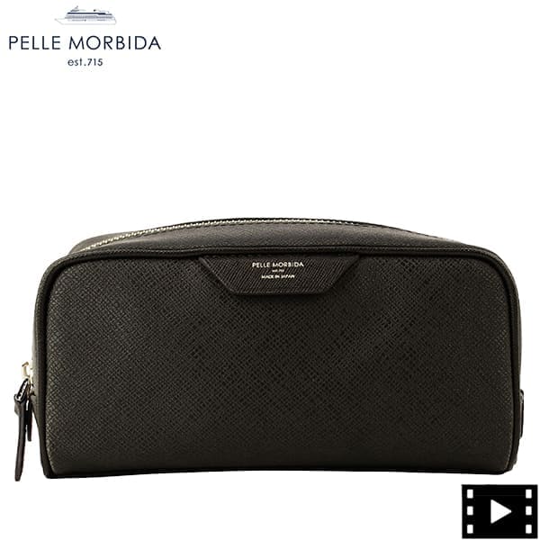 ペッレモルビダ ポーチ CAPITANO リモンタナイロン ポーチ PELLE 