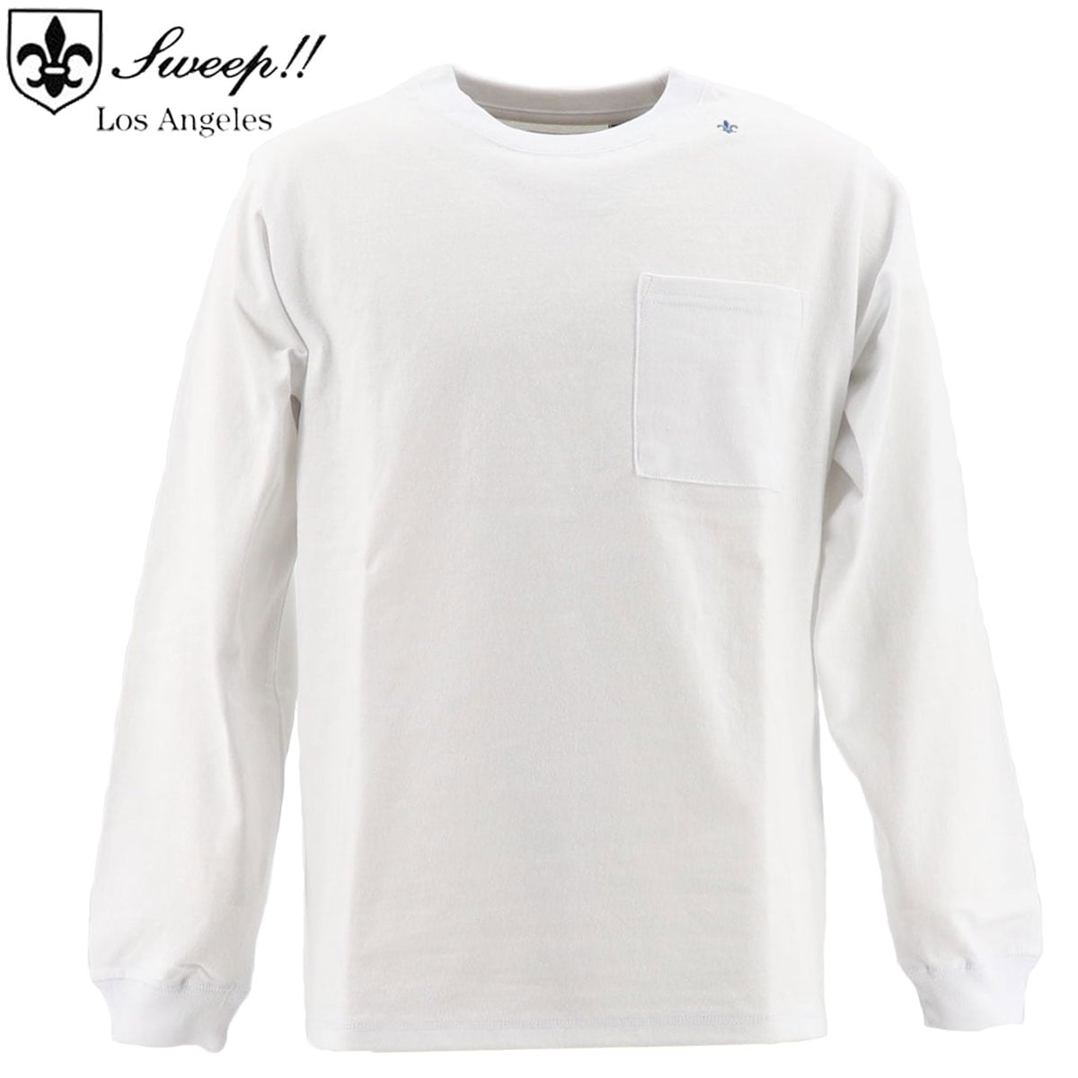 【セール】スウィープ ロサンゼルス ロンT メンズ USAコットン クルーネック TシャツUSA Sweep!! LosAngeles COTTON-T / SL150003 SWP WHITE（ホワイト）【返品交換不可】
