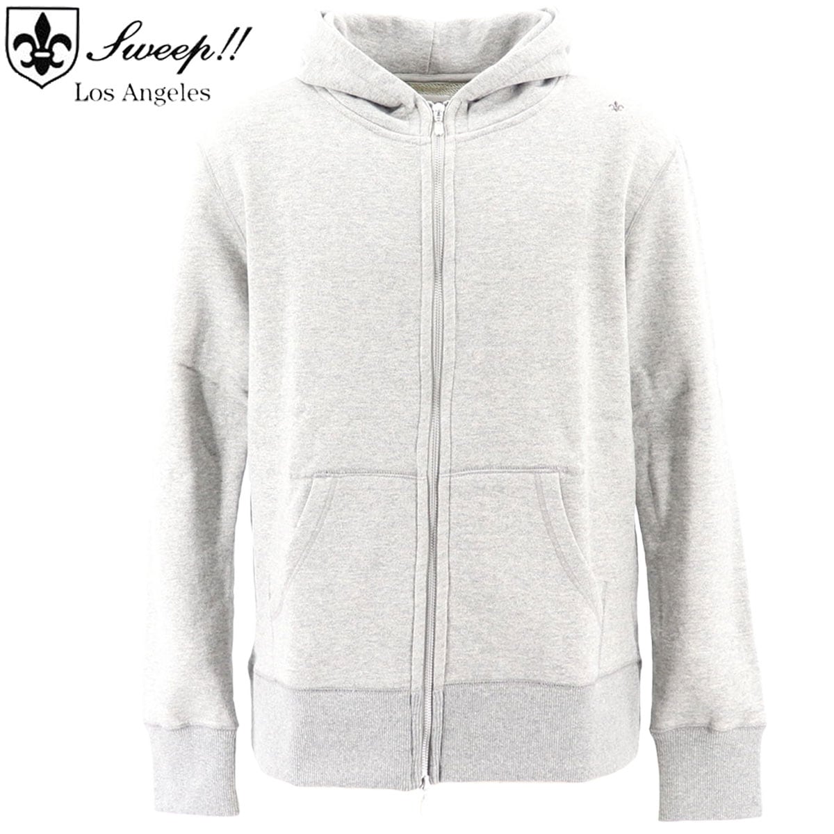 【セール 半額以下】スウィープ ロサンゼルス パーカー メンズ ジップアップ パーカー Sweep!! LosAngeles GRAY ZIP UP PARKER / SL180001 SWP （グレー）【返品交換不可】