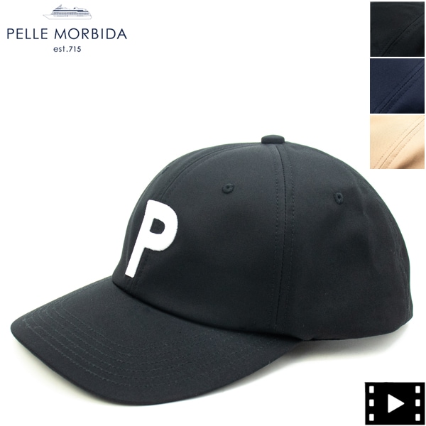 ペッレモルビダ キャップ コットン 刺繍入りキャップ ペッレモルビダゴルフ PELLE MORBIDA GOLF PMO-PG007 PMO 