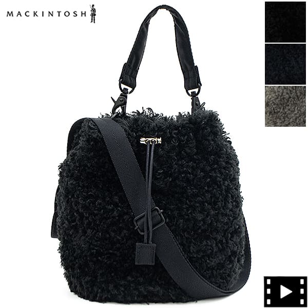 【セール】マッキントッシュ バッグ レディース フェイクファー 2WAY ハンドバッグ ショルダーバッグ MACKINTOSH NEWBIE BUCKET SS1017BAAJV MCT 【返品交換不可】