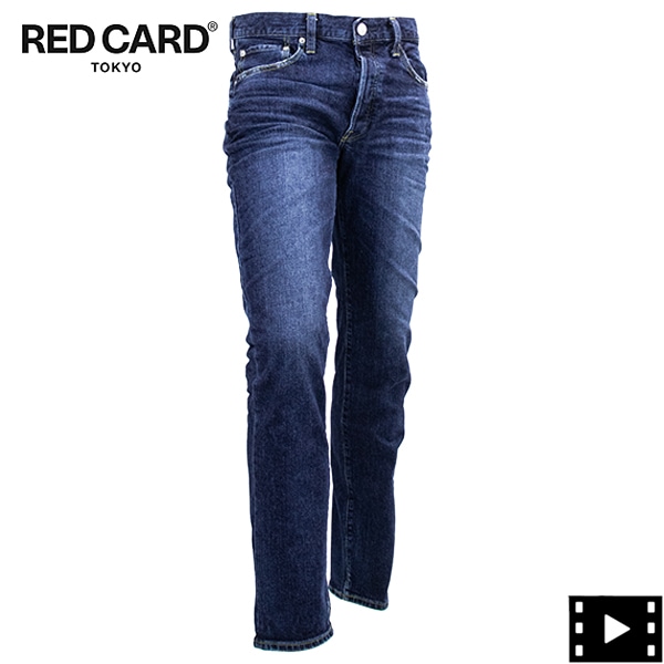 レッドカード トーキョー デニム メンズ ストレッチ スリムテーパード リズム RED CARD TOKYO Rhythm RED kita-Vintage Dark 春夏新作