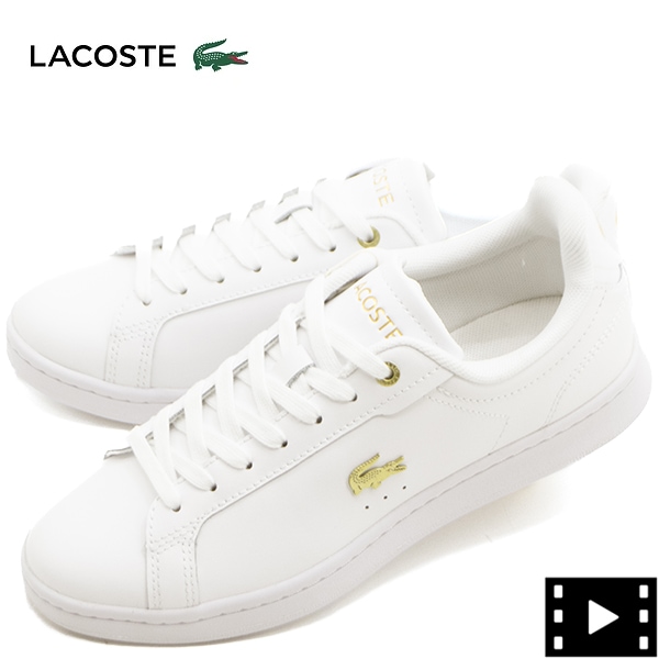 【セール】ラコステ スニーカー レディース レザー ローカットスニーカー LACOSTE CARNABY PRO LAC 124 SFA00040 216【返品交換不可】