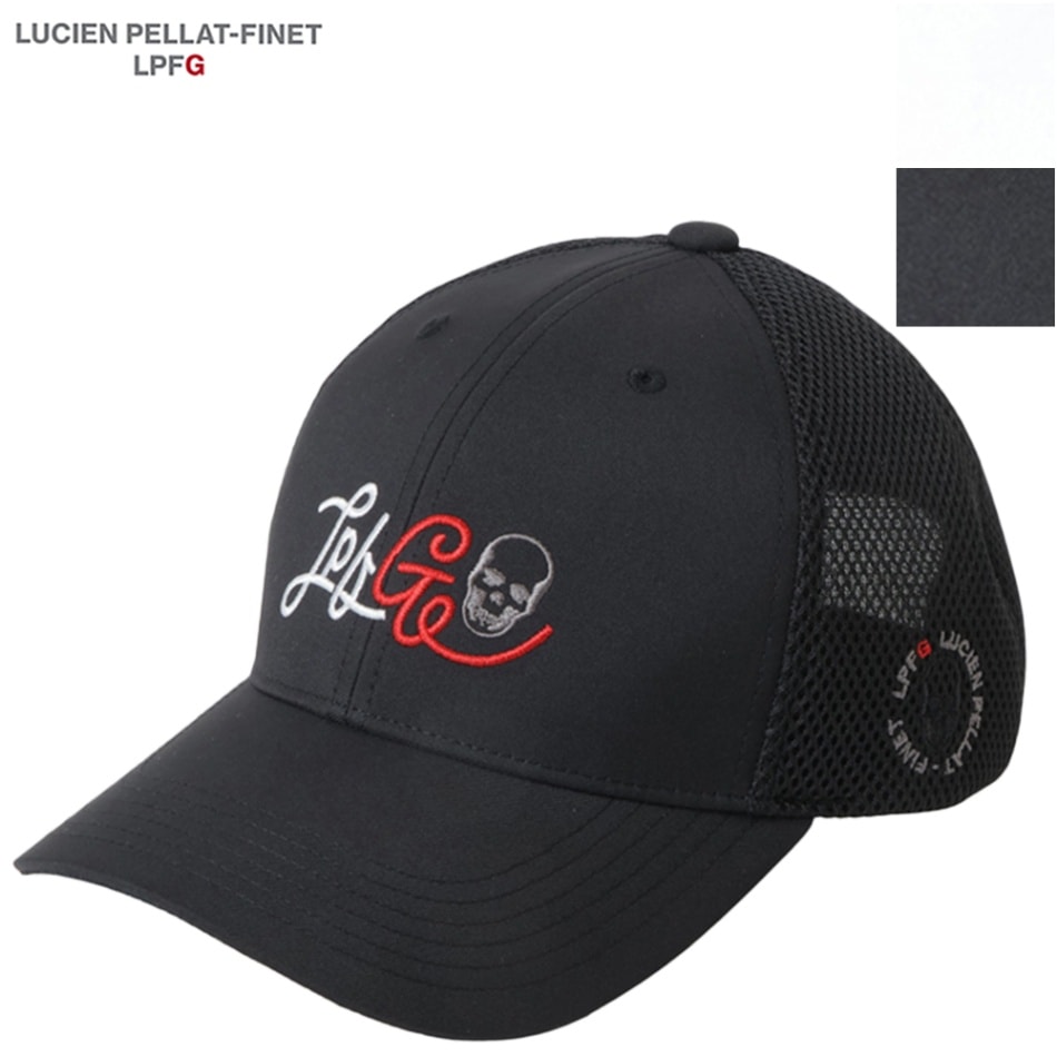 【セール】ルシアンぺラフィネ エルピーエフジー ゴルフ メンズ ロゴ スカル メッシュ LUCIEN PELLAT-FINET LPFG 209-99910 LPG 【返品交換不可】