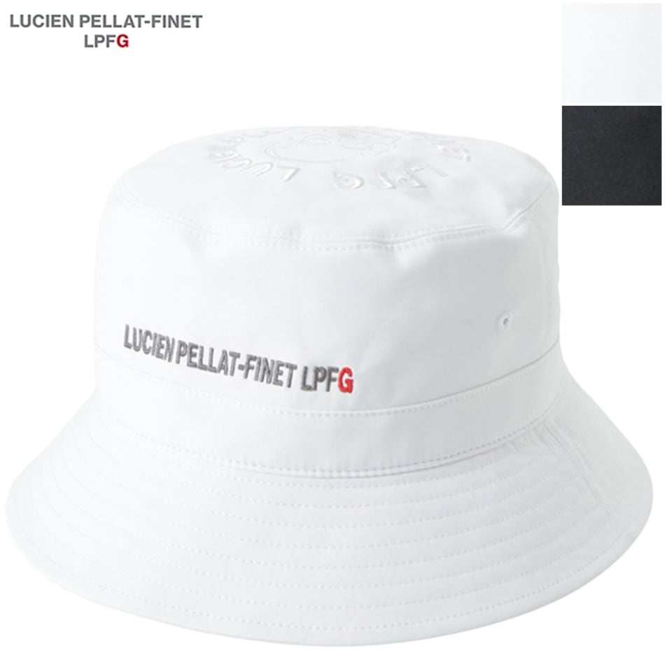 ルシアンぺラフィネ エルピーエフジー ゴルフ メンズ ロゴ バケットハット LUCIEN PELLAT-FINET LPFG 209-99912 LPG 
