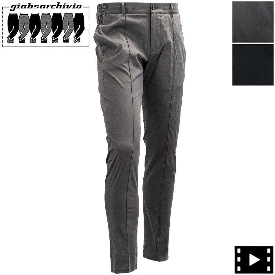 ジャブスアルキヴィオ パンツ メンズ シャカコットン クリースステッチ テーパードパンツ マサッチョ giabsarchivio MASACCIO GBS M1-A3768 