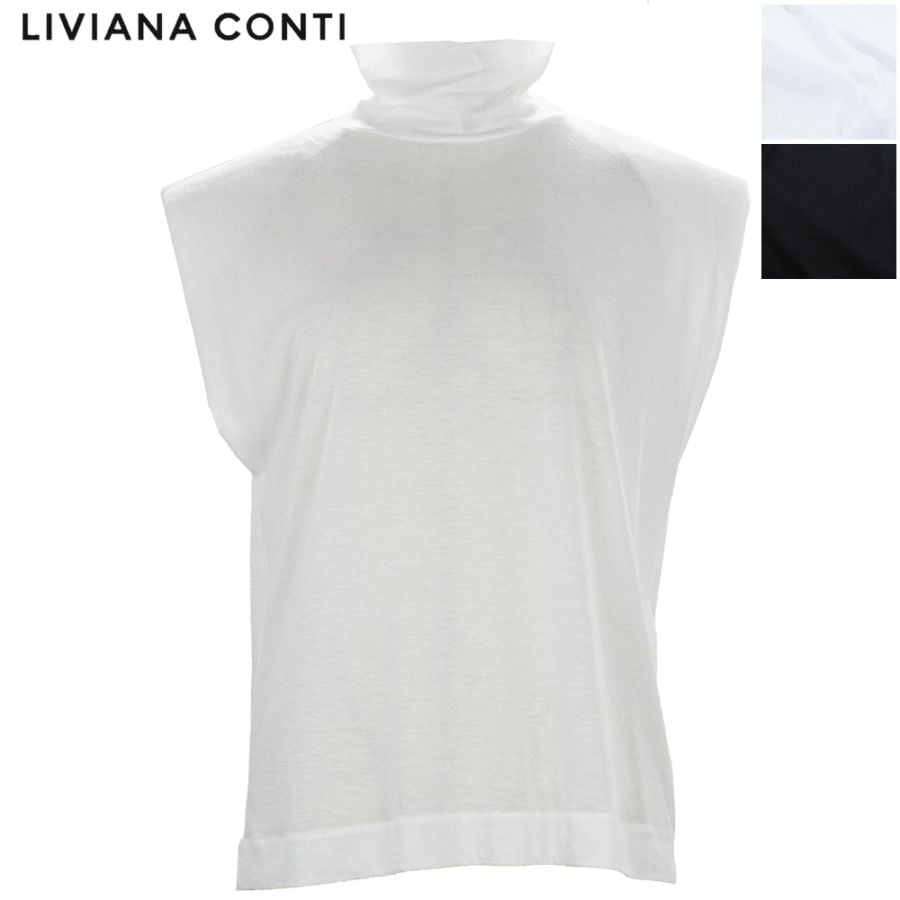 【セール】リビアナコンティ トップス レディース ハイネック プルオーバー LIVIANA CONTI F5SH33 LVC 春夏新作【返品交換不可】