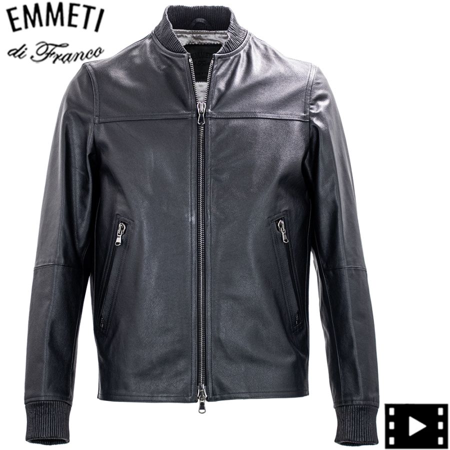 エンメティ ライダース レザージャケット 定価165,000円 Add.別注モデル】 EMMETI エンメティ JURI ユリ スペシャル