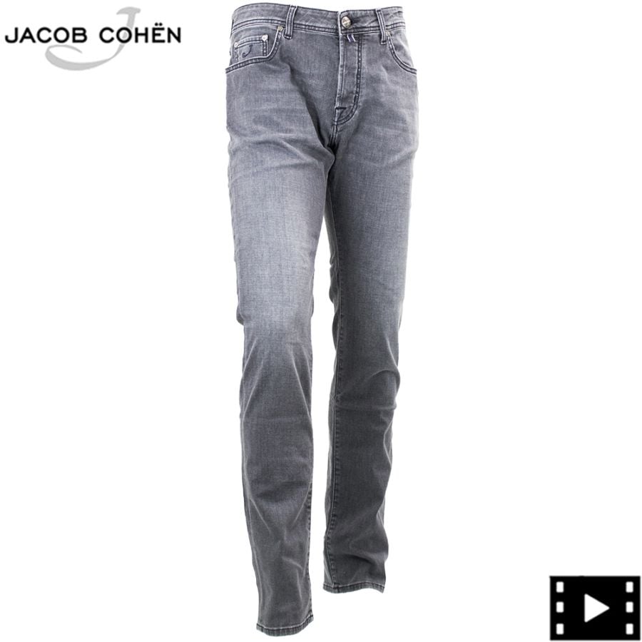 ヤコブコーエン デニム メンズ ストレッチ 5ポケット スリムフィット ストレートデニム JACOB COHEN BARD JCB JUM_QE004 030S4126V1 600D 秋冬新作