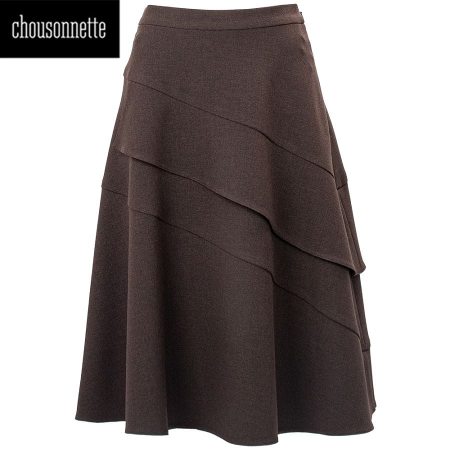 シューソネット スカート レディース ポリエステル Aライン フレアスカート CHOUSONNETTE 075-335-035 CHO 39 秋冬新作