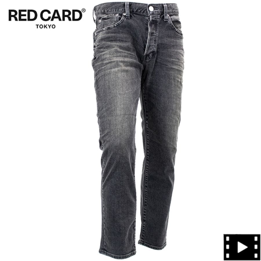 レッドカード トーキョー デニム メンズ ストレッチ スリムテーパードデニム リズム+ RED CARD TOKYO Rhythm+ RED akira Tanned Grey 春夏新作