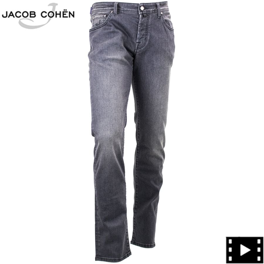 ヤコブコーエン デニム メンズ ストレッチ スリムフィット ストレート デニム JACOB COHEN NICK JCB JUM_QE006 800D 春夏新作