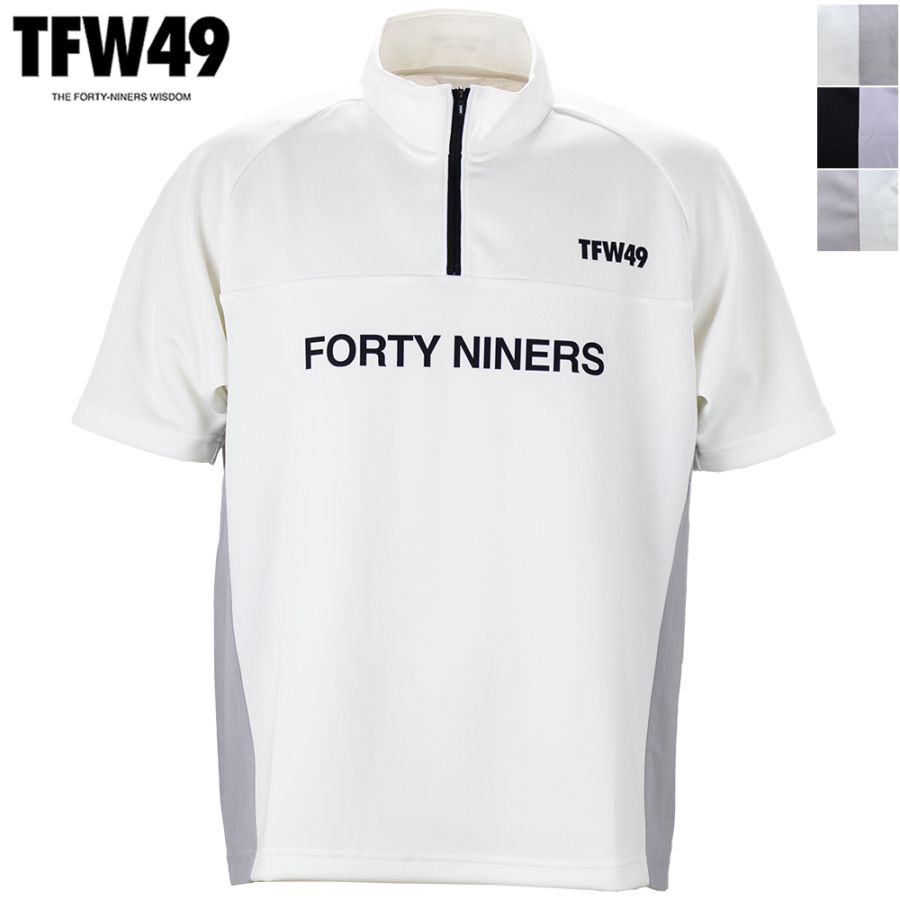 ティーエフダブリュー49 ゴルフ ウェア メンズ ハーフジップショートスリーブモックネック TFW49 HALF ZIP S/S MOCK NECK T102610007 TFW 春夏新作