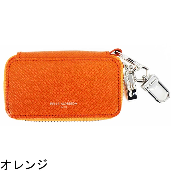 ペッレモルビダ キーケース バルカ 型押しレザー キーケース BARCA PELLE MORBIDA PMO-BA327 PMO