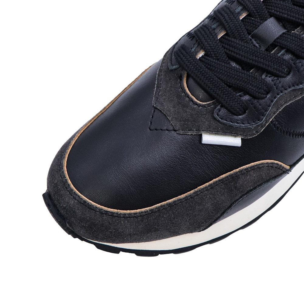 ボイルブランシェ スニーカー メンズ レザー スエード ローカットスニーカー VOILE BLANCHE QWARK HYPE MAN VBC 20177930/17 0A01 秋冬新作