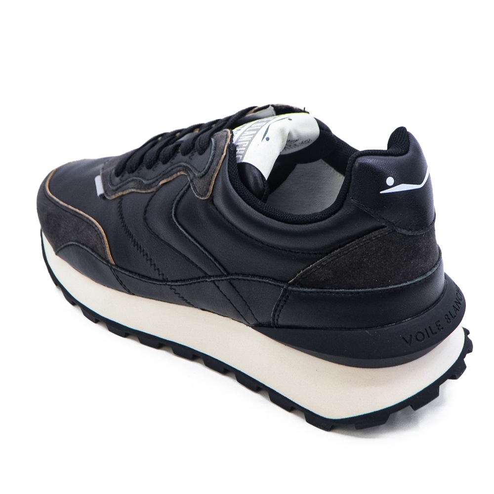 ボイルブランシェ スニーカー メンズ レザー スエード ローカットスニーカー VOILE BLANCHE QWARK HYPE MAN VBC 20177930/17 0A01 秋冬新作