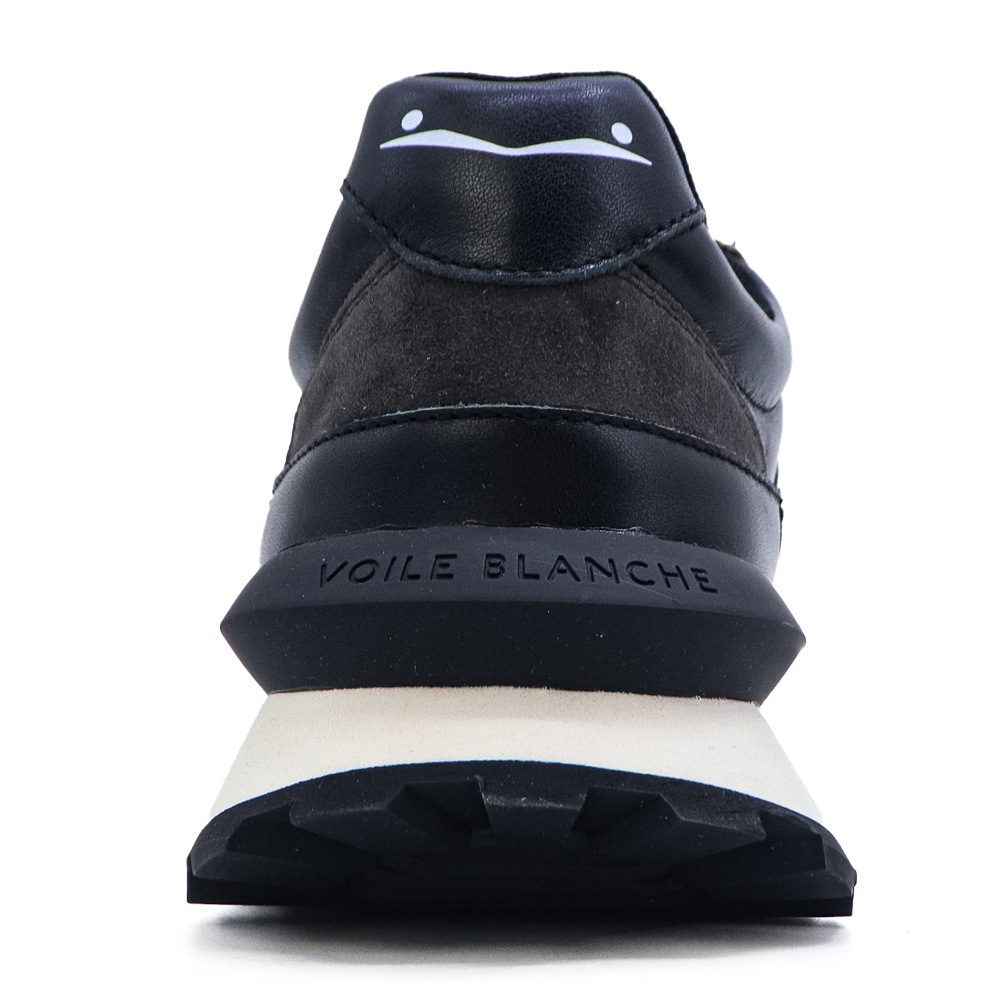 ボイルブランシェ スニーカー メンズ レザー スエード ローカットスニーカー VOILE BLANCHE QWARK HYPE MAN VBC 20177930/17 0A01 秋冬新作