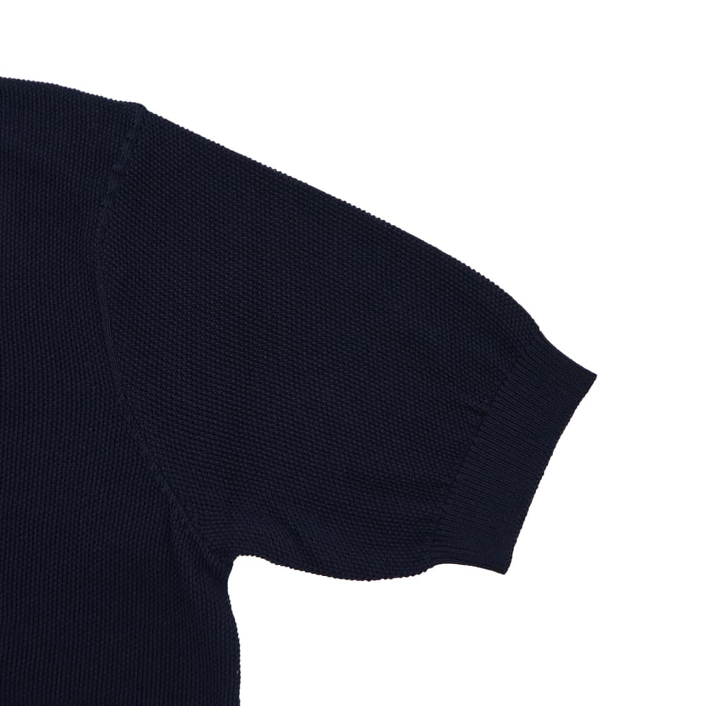 リナシェンテ カットソー メンズ ウォッシャブル サマーニット ピケ クルーネック ニットT RINASCENTE WASHABLE PIQUE CREWNWCK Cervo 233-95500 RST 春夏新作
