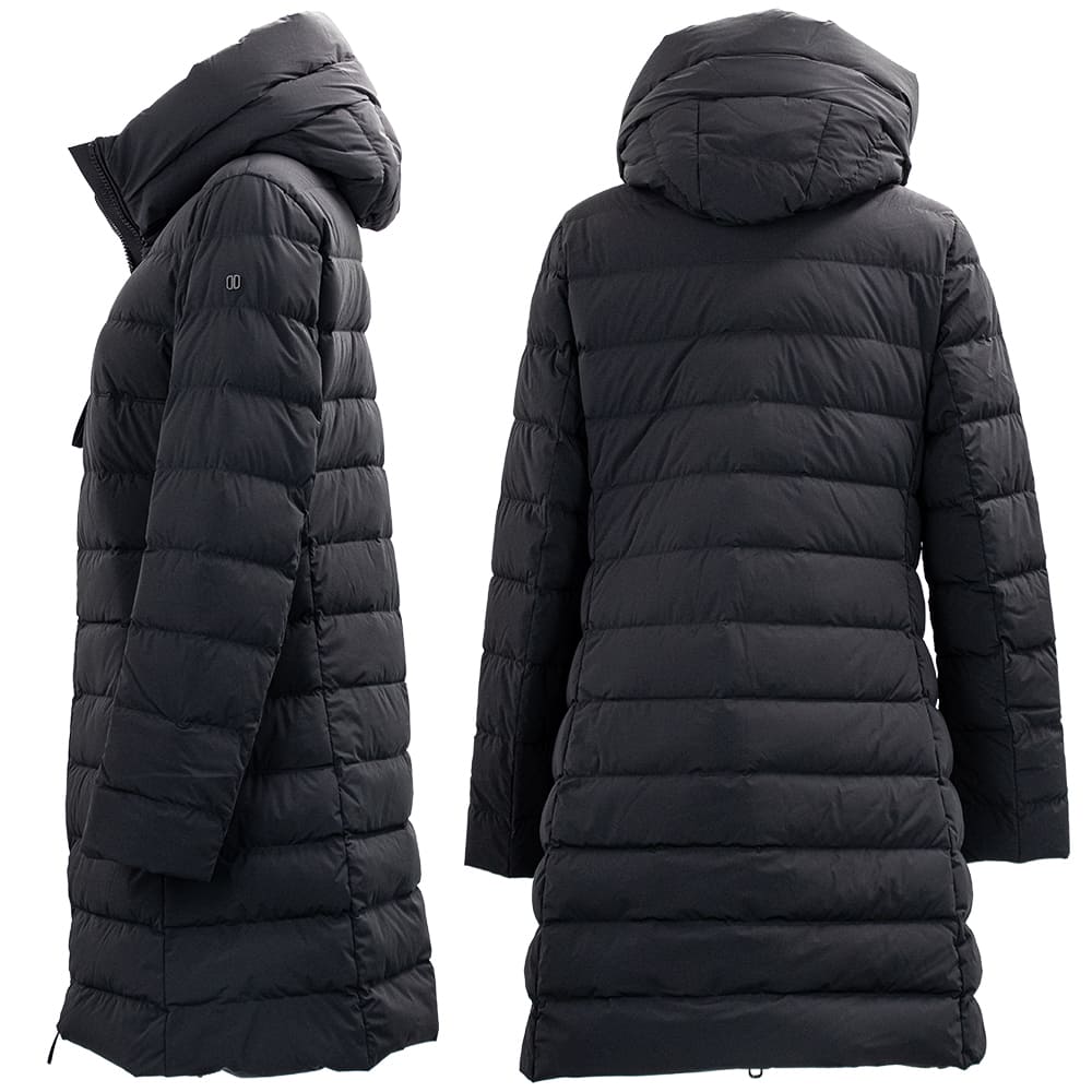 極美品✨デュノ DUNO 異素材MIX ロングダウンコート ブラック 40