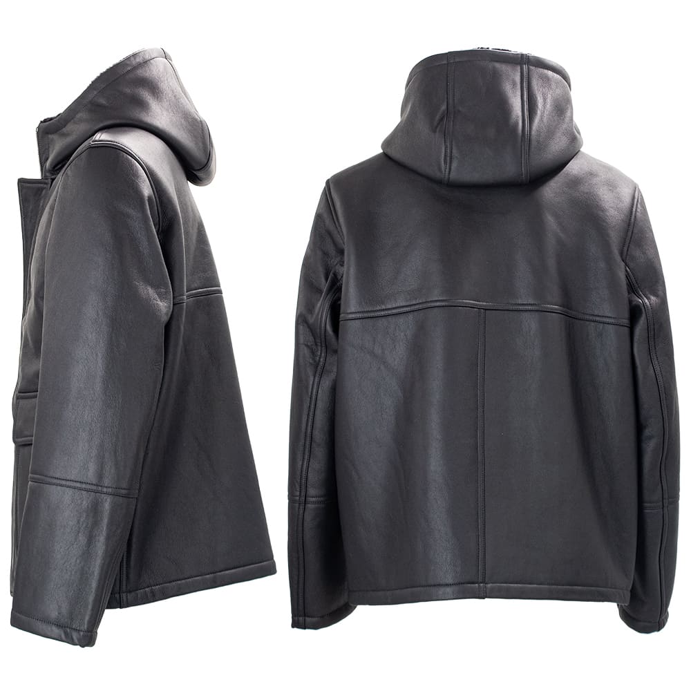 エンメティ コート メンズ スペシャルムートン 羊革 ミドル丈