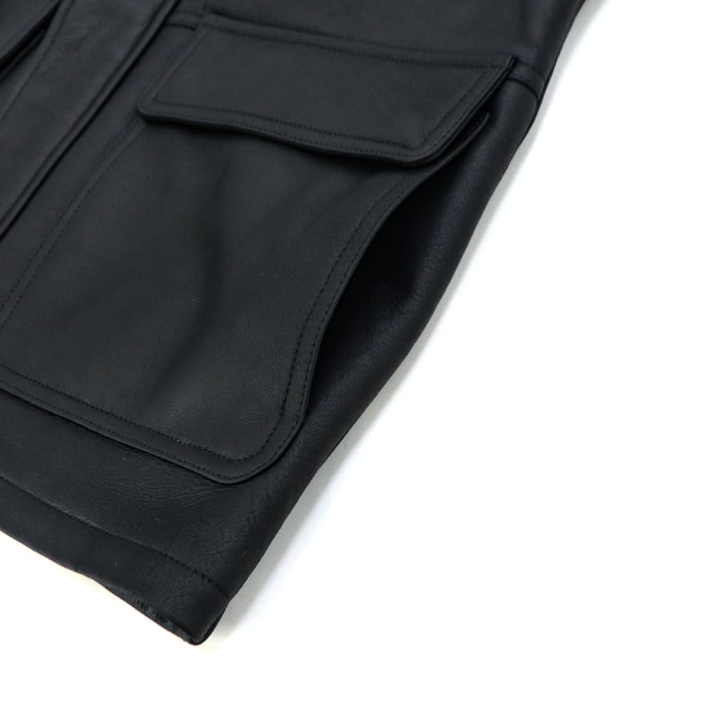 エンメティ コート メンズ スペシャルムートン 羊革 ミドル丈