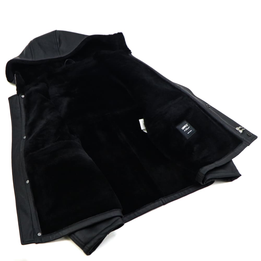 エンメティ コート メンズ スペシャルムートン 羊革 ミドル丈