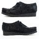 クラークス オリジナルズ メンズ ヘアオンレザー ワラビー CLARKS ORIGINALS WALLABEE CLK 26174031 Black Hair On