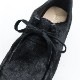 クラークス オリジナルズ メンズ ヘアオンレザー ワラビー CLARKS ORIGINALS WALLABEE CLK 26174031 Black Hair On