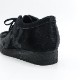 クラークス オリジナルズ メンズ ヘアオンレザー ワラビー CLARKS ORIGINALS WALLABEE CLK 26174031 Black Hair On