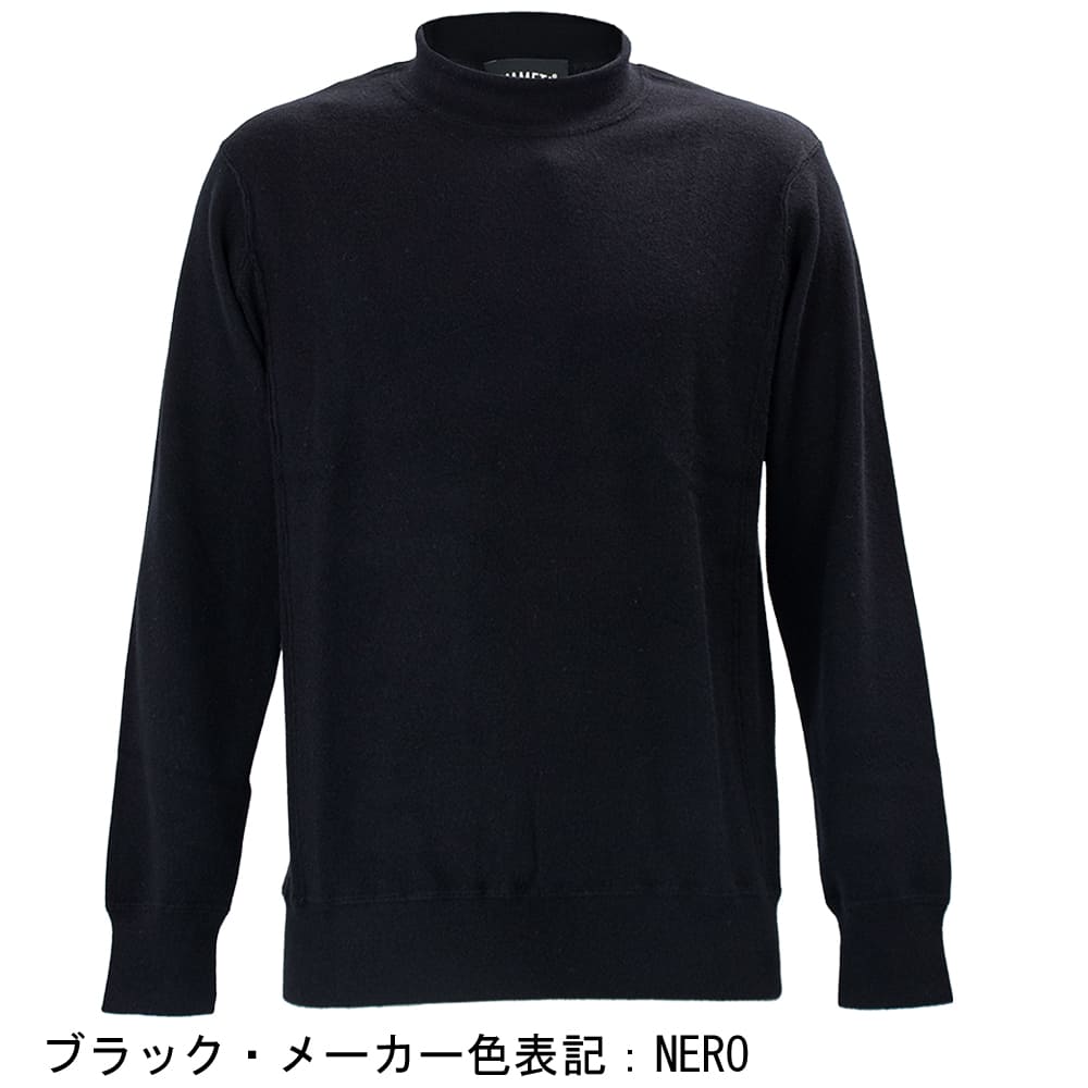 エンメティ セーター メンズ カシミヤ モックネック ニット EMMETI CASHMERE MOCKNECK EMT 秋冬新作