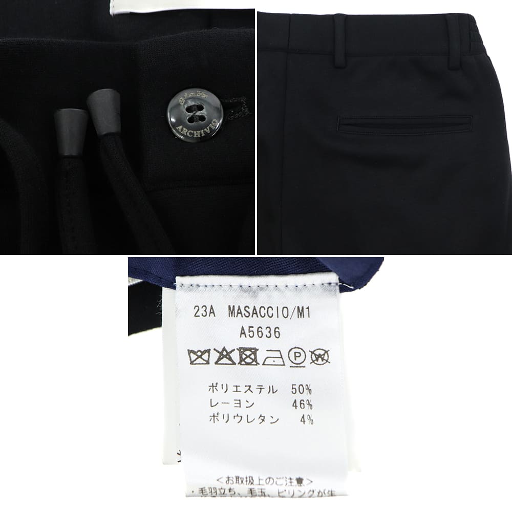 ジャブスアルキヴィオ パンツ メンズ トロジャージー クリースステッチ