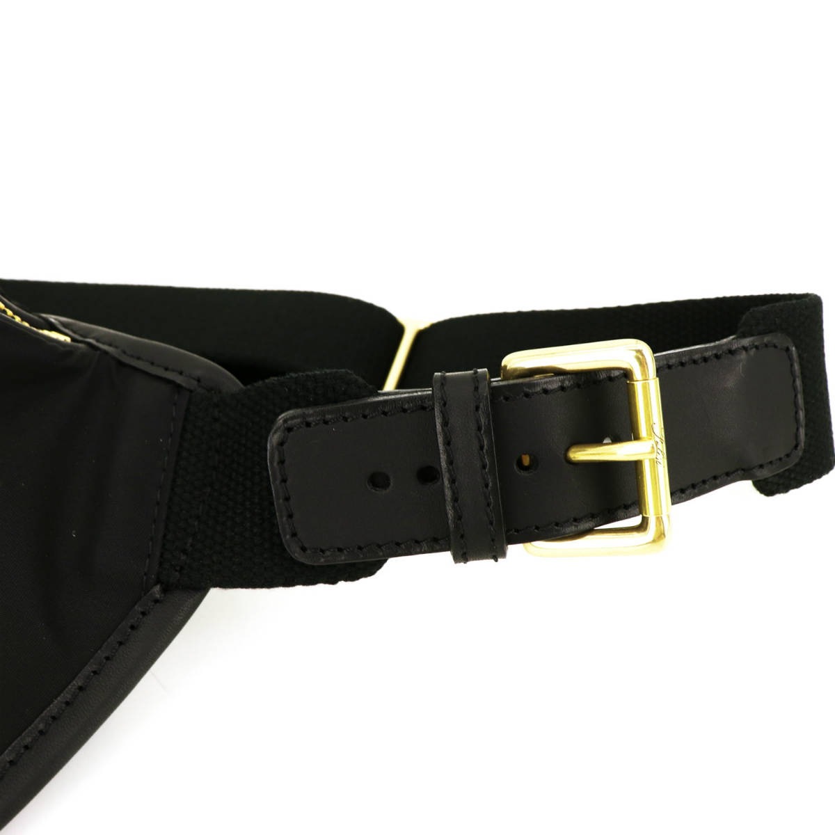 フェリージ ボディバッグ ナイロン×バケッタレザー ウエストバッグ Felisi 799/10/DS FLS 