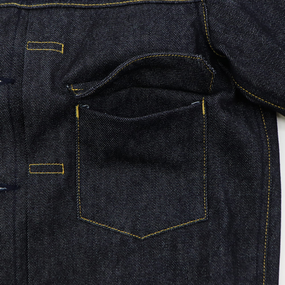 ジーニック ブルゾン メンズ ワンウォッシュデニム Gジャン セカンドモデル デニムジャケット Jeanik 2nd JEANIK0102 JNK Indigo 秋冬新作