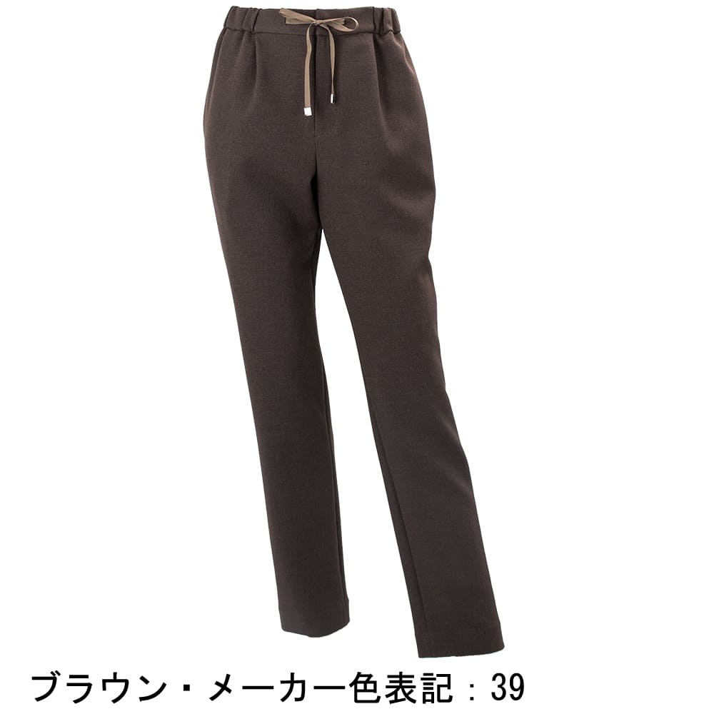 シューソネット パンツ レディース ポリエステル ストレッチテーパードパンツ CHOUSONNETTE 075-365-033 CHO 秋冬新作