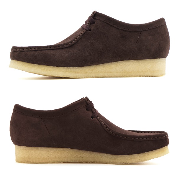 クラークス オリジナルズ ブーツ メンズ スエード ワラビー CLARKS ORIGINALS WALLABEE CLK 26156606 Dark Brown Suede