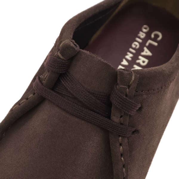 クラークス オリジナルズ ブーツ メンズ スエード ワラビー CLARKS ORIGINALS WALLABEE CLK 26156606 Dark Brown Suede