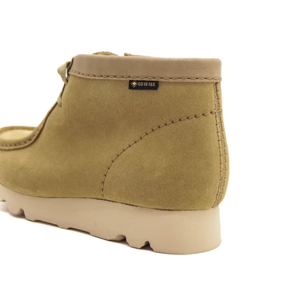 クラークス オリジナルズ ブーツ レディース ゴアテックス スエード ワラビーブーツ CLARKS ORIGINALS WALLABEE BOOTS GTX CLK 23163277 MAPLE SUEDE 